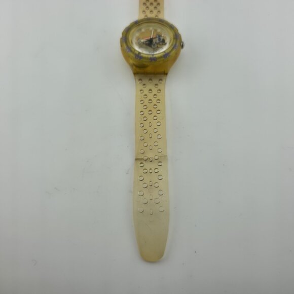 Swatch Jelly Bubbles SDK104 1991 Scuba 200 Collection RARE Upside Down Movement - Picture 3 of 14